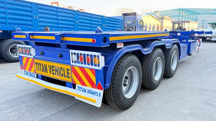 3 Axle 40 Feet Trailer Container Chassis for Sale in Congo