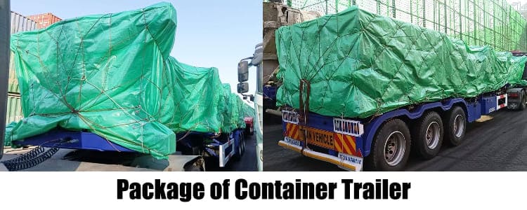 3 Axle 40 Feet Trailer Container Chassis for Sale in Congo