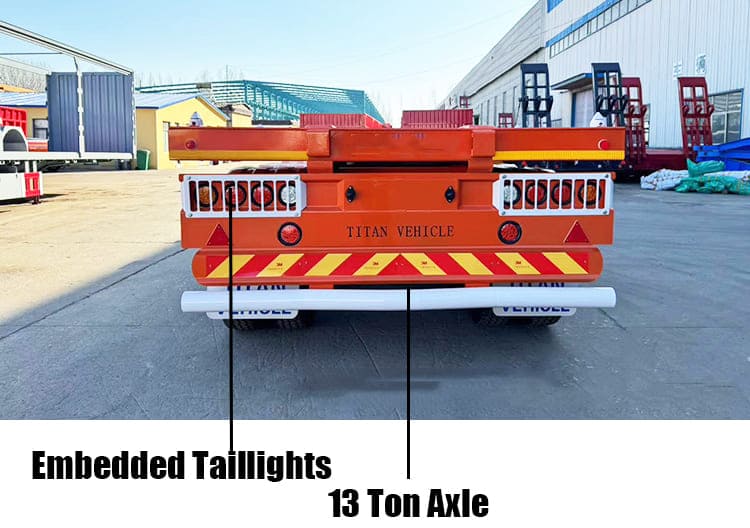 20 Ft / 40 Ft Shipping Container Semi Trailer for Sale in Ghana