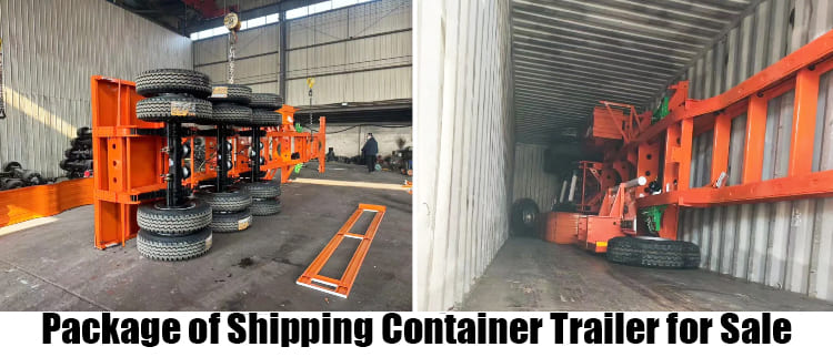 20 Ft / 40 Ft Shipping Container Semi Trailer for Sale in Ghana