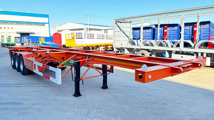 20 Ft / 40 Ft Shipping Container Semi Trailer for Sale in Ghana