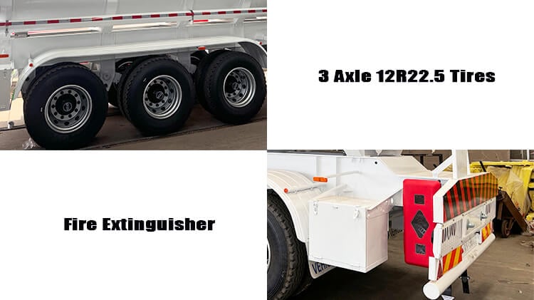 3 Axle Sulphuric Acid Tanker Trailer for Sale in Mpulungu Zambia