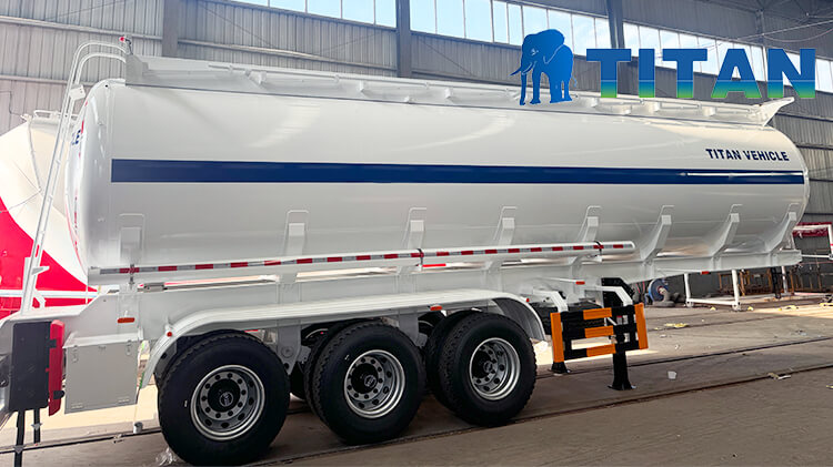 3 Axle Sulphuric Acid Tanker Trailer for Sale in Mpulungu Zambia