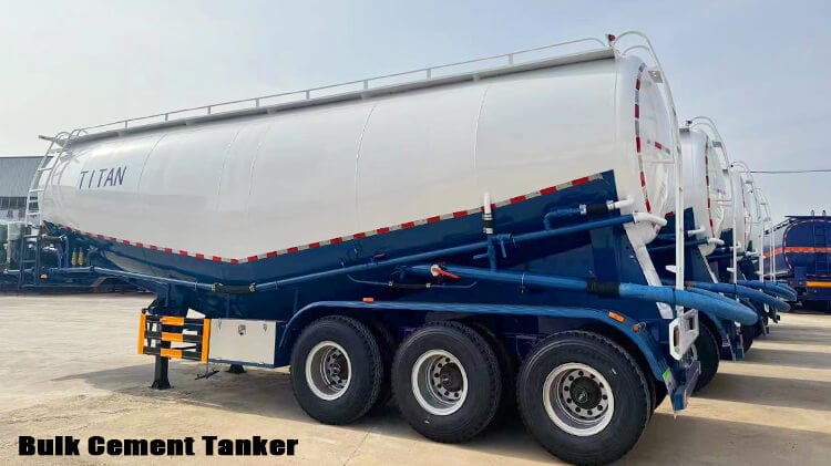 3 Axle Bulk Bulker Cement Tanker Semi Trailer for Sale Prices in Zambia