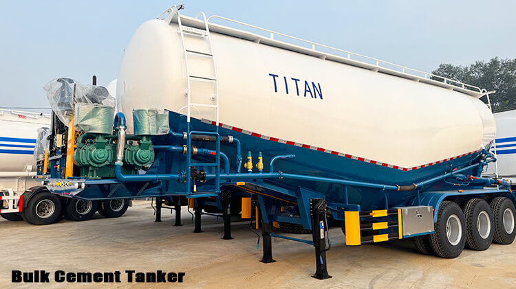 3 Axle Bulk Bulker Cement Tanker Semi Trailer for Sale Prices in Zambia