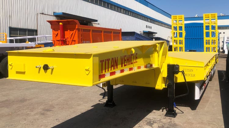 3 Axle 60 Ton Semi Low Loader Trailer for Sale in Mali