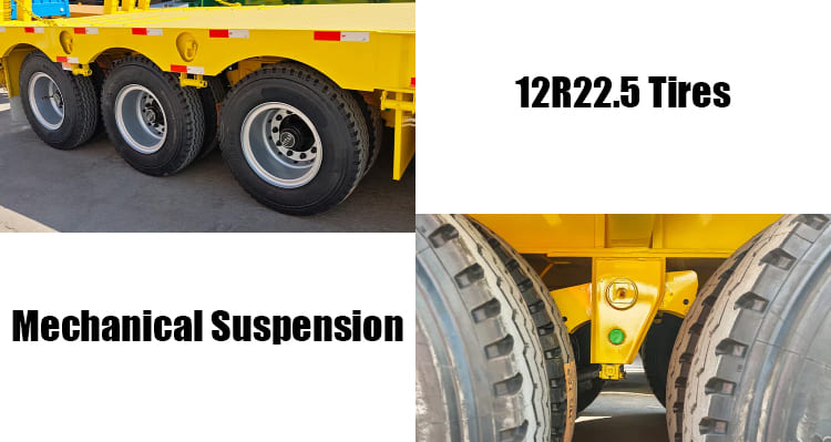 3 Axle 60 Ton Semi Low Loader Trailer for Sale in Mali
