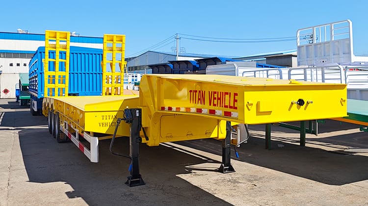 3 Axle 60 Ton Semi Low Loader Trailer for Sale in Mali