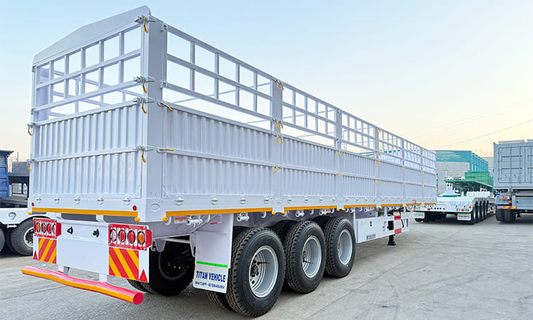 3 Axle Cargo Fencing Trailer for Sale in Mali