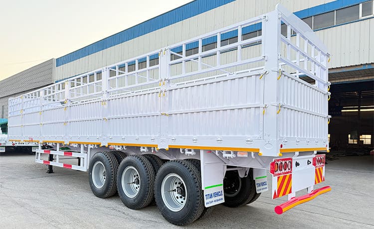 3 Axle Cargo Fencing Trailer for Sale in Mali