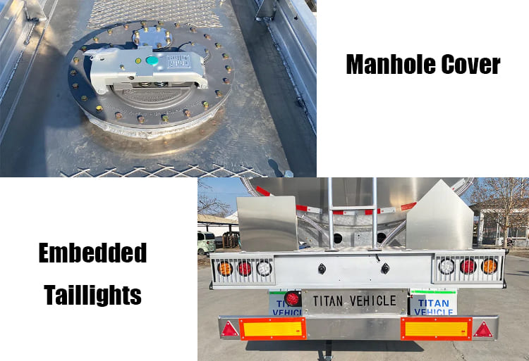 45000 Liters Aluminum Diesel Tanker Petrol Trailer Price for Sale in Angola