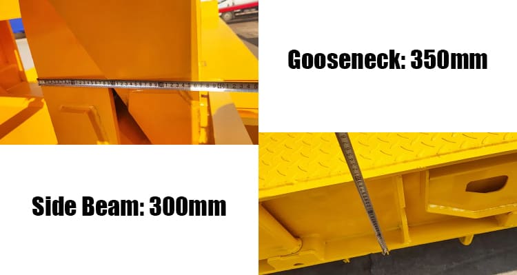 3 Axle 60 Ton Removable Gooseneck Trailer for Sale in Angola
