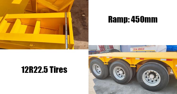 3 Axle 60 Ton Removable Gooseneck Trailer for Sale in Angola