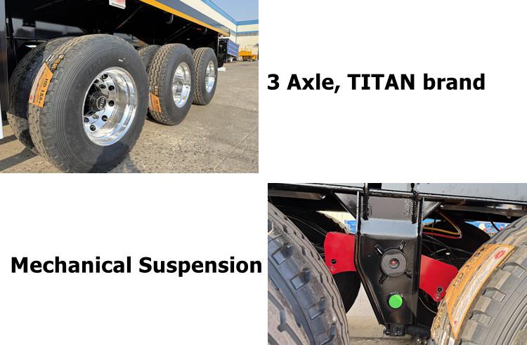 40FT Heavy Duty Flatbed Trailer for Sale in Angola