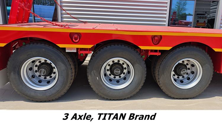 3 Axle Low Loader Trailer Truck for Sale in Angola