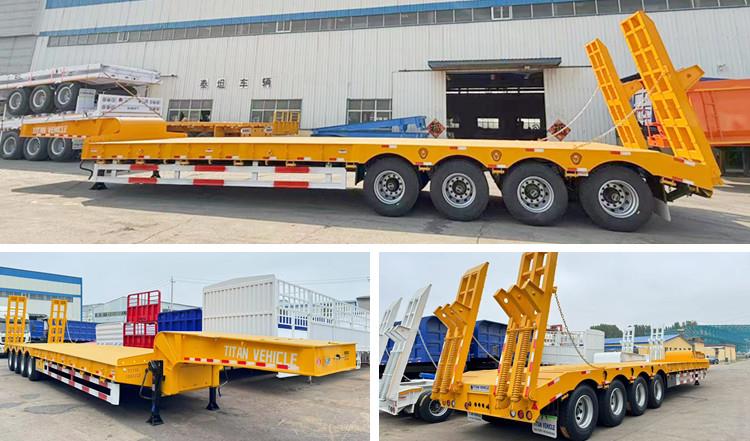 4 Axle Semi Low Bed Trailer for Sale in Angola