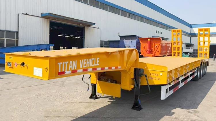 4 Axle Semi Low Bed Trailer for Sale in Angola