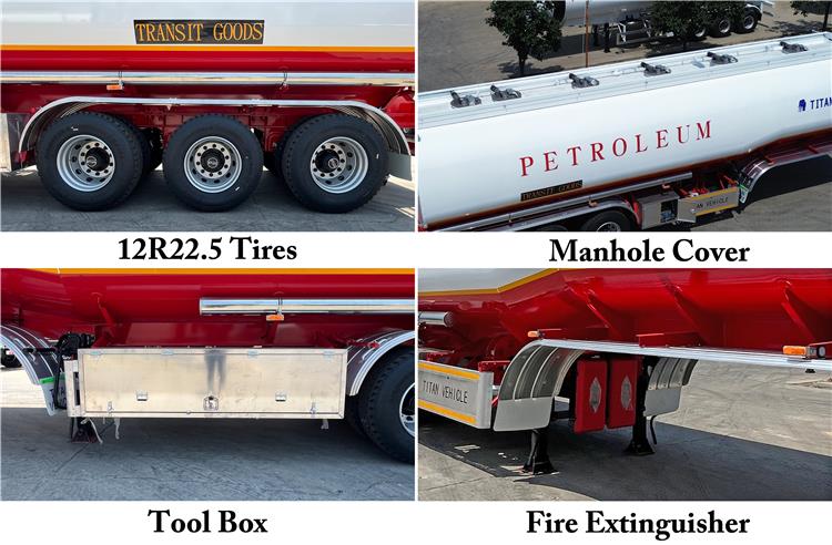 45CBM Petroleum Tanker Trailer for Sale In Sierra Leone