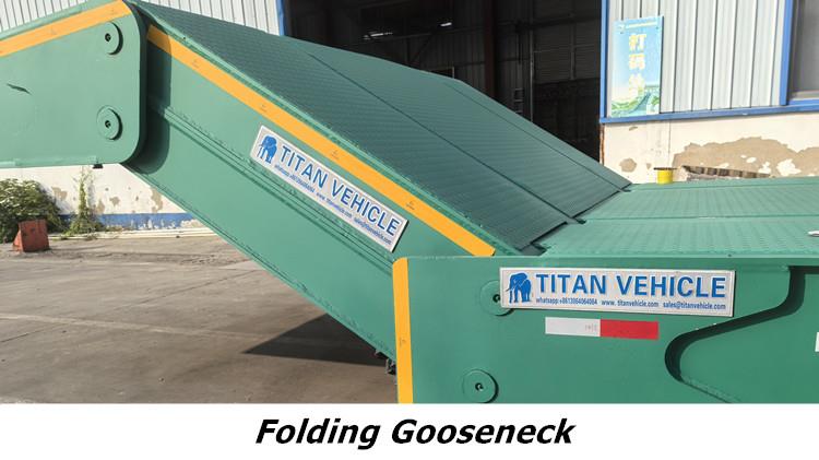 5 Axle 150 Ton Folding Gooseneck Lowboy Trailer