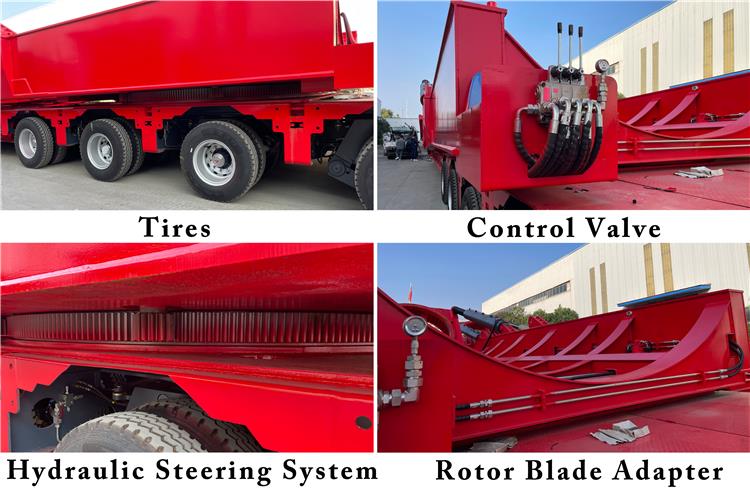 Windmill Blade Transportation Trailer for Sale In Saudi Arabia
