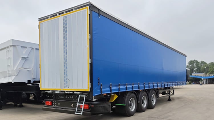 3 Axle Curtain Trailer for Sale