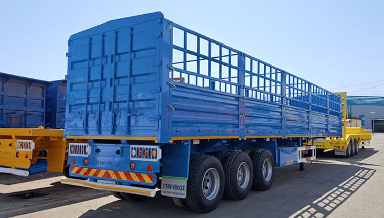 3 Axle Fence Cargo Semi Trailer for Sale in Nigeria