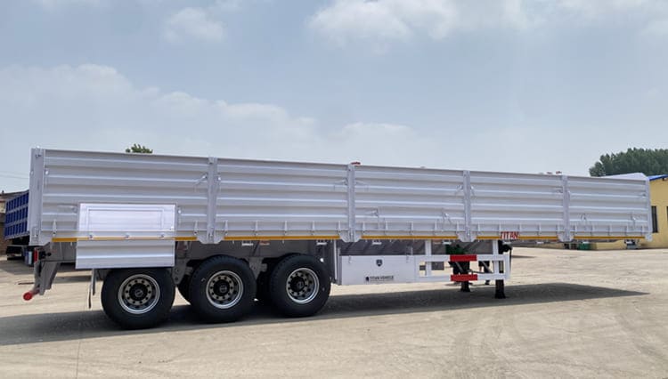 3 Axle Side Wall Cargo Semi Trailer for Sale in Zimbabwe