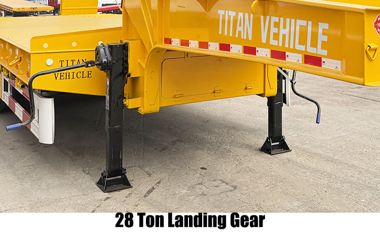 Tri Axle Equipment Low Loader Semi Drop Deck Trailer for Sale in Jamaica