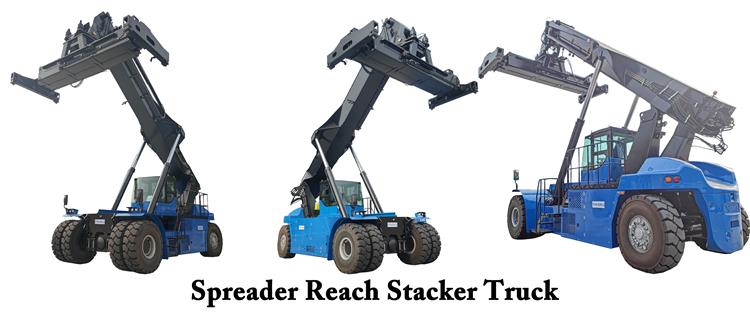45 Ton Reach Stacker Price For Sale | Spreader Reach Stacker Truck
