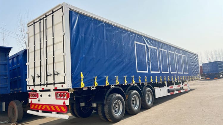 Curtain Van Trailer for Sale in Tanzania