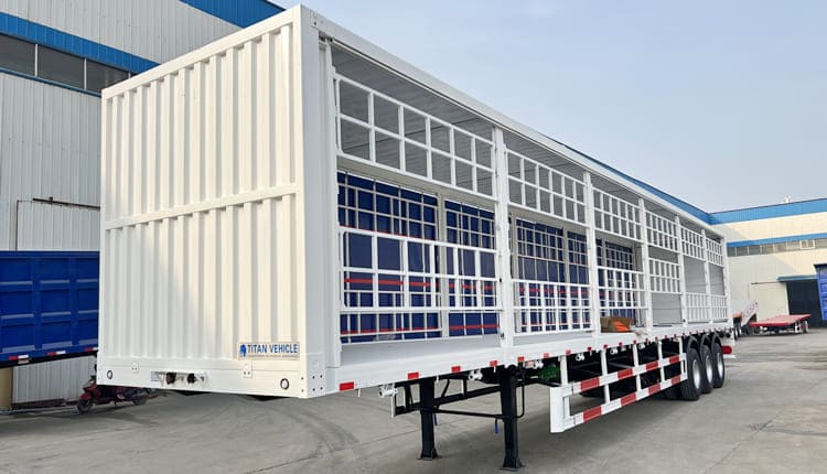 Curtain Van Trailer for Sale in Tanzania