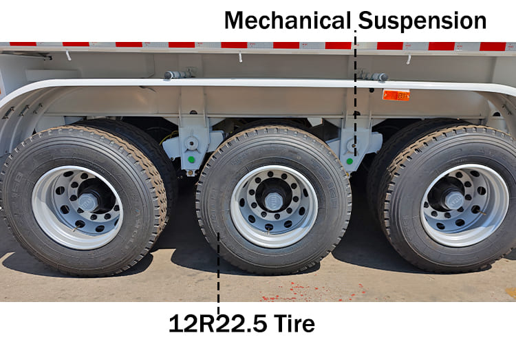 Rear Dump Semi Trailer Capacity for Sale in Sierra Leone