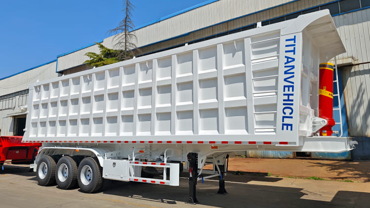 Rear Dump Semi Trailer Capacity for Sale in Sierra Leone