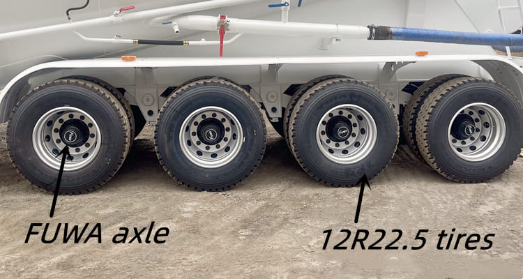 Dry Bulk Cement Tanker Trailer for Sale 