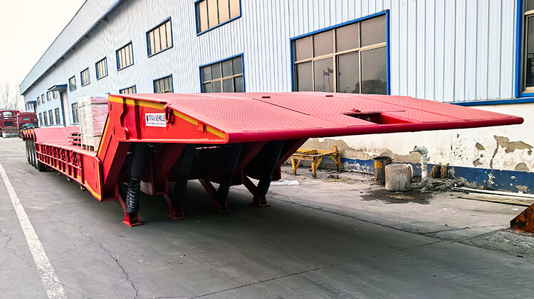 Mechanical Folding Gooseneck Lowboy Trailers for Sale in Nigeria