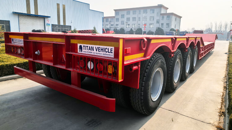 Mechanical Folding Gooseneck Lowboy Trailers for Sale in Nigeria