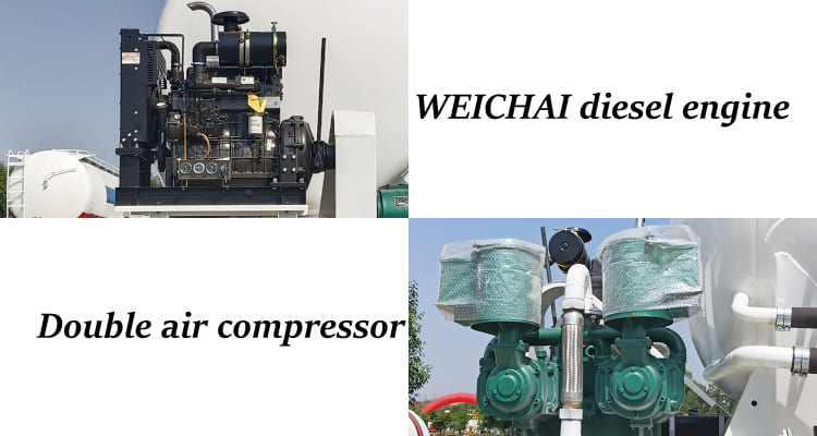 Pneumatic Dry Bulk Tanker Trailer for Sale