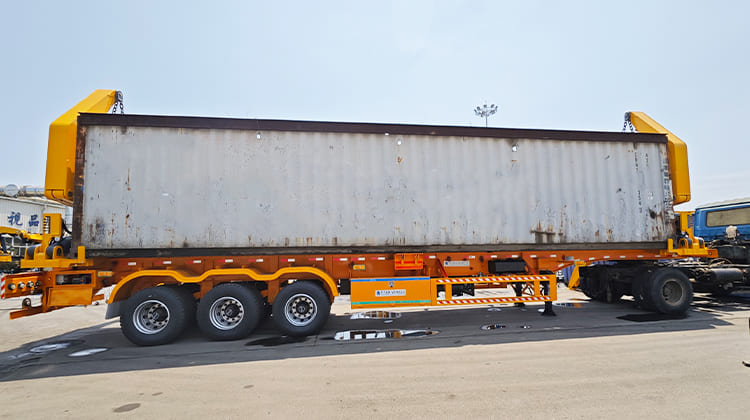 Side Lift Container Transport | Swing Lift Trailer in Tanzania