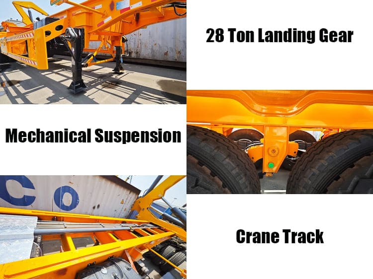 Side Lift Container Transport | Swing Lift Trailer in Tanzania
