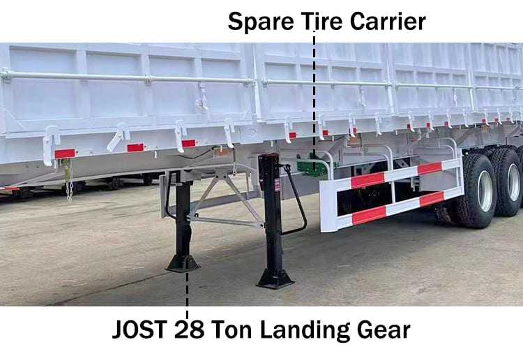 34 Ton Drop Side Tippers Semi Trailer Price for Sale in Zimbabwe