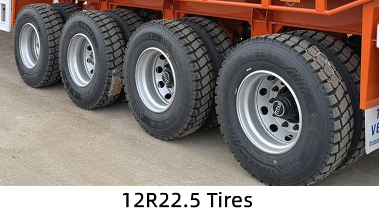 4 Axle 40Ft Flatbed Semi Trailer for Sale in Uganda