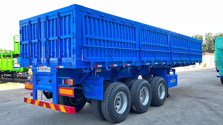 Side Dump Semi Trailer Capacity for Sale in Congo