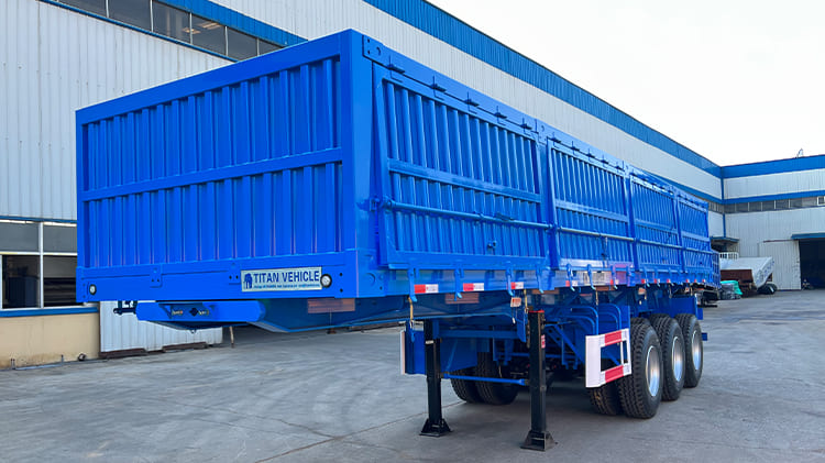 Side Dump Semi Trailer Capacity for Sale in Congo