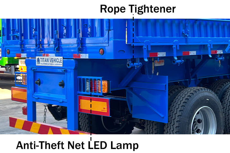 Side Dump Semi Trailer Capacity for Sale in Congo