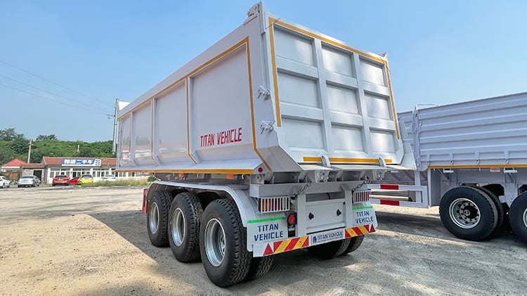 Tri Axle Chassis Semi Tipper Trailer Price for Sale in Senegal