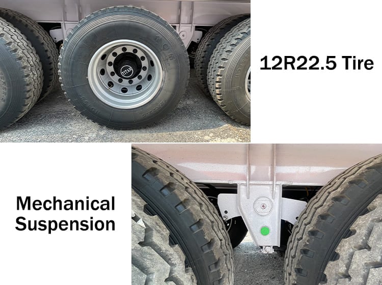 Tri Axle Chassis Semi Tipper Trailer Price for Sale in Senegal