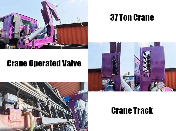 37 Ton Container Side Lifter Truck for Sale in Papua New Guinea
