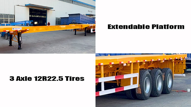 3 Axle Extendable Step Deck Trailer for Sale in Guyana