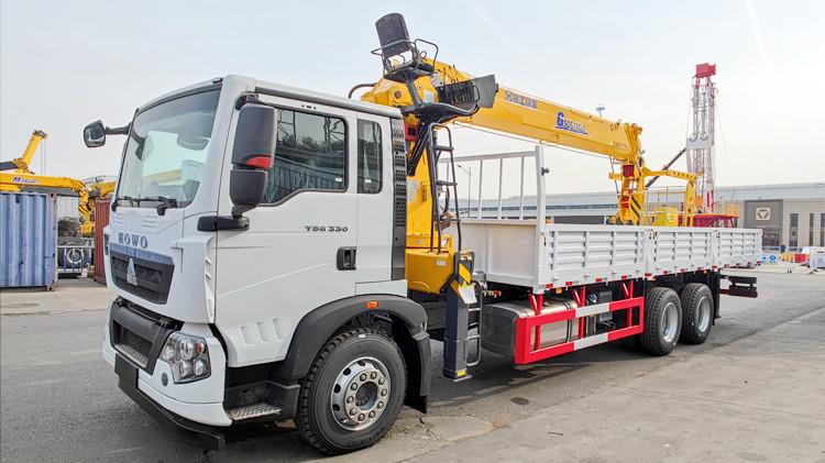 Howo Telescopic Boom Truck Mounted Crane for Sale Near Me