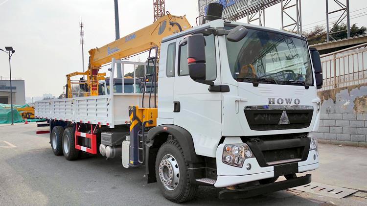 Howo Telescopic Boom Truck Mounted Crane for Sale Near Me